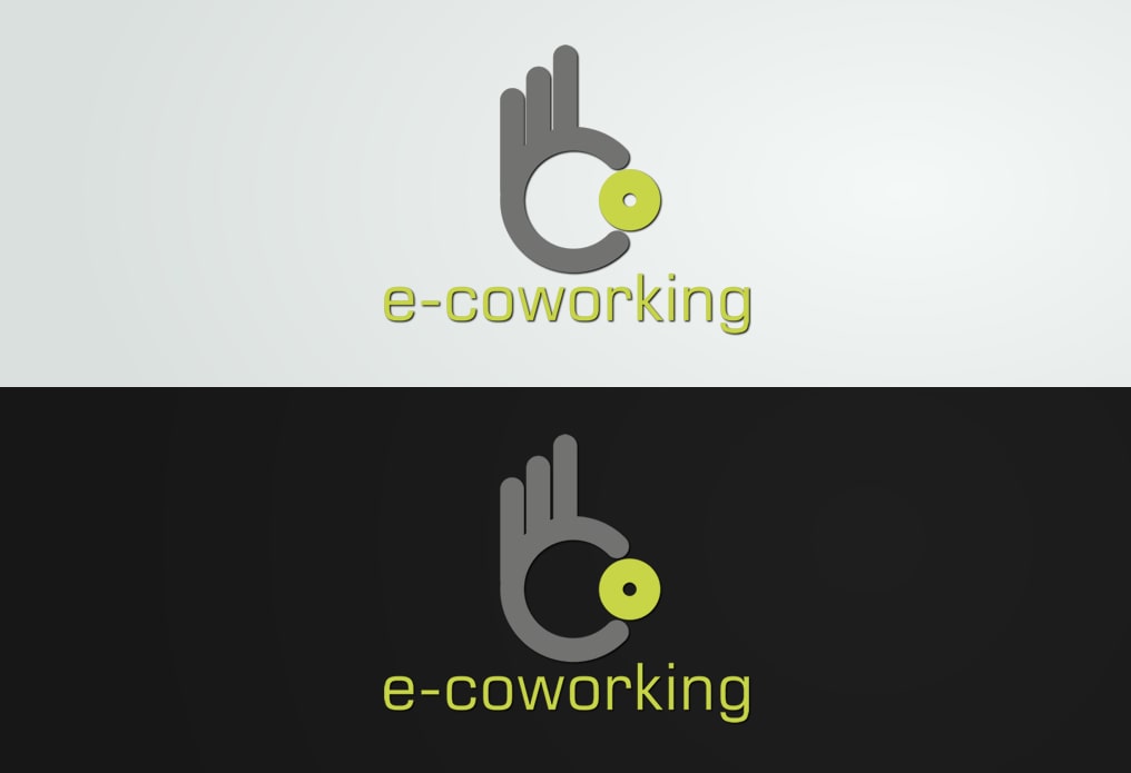 Projekt Logo firmy e-coworking  - wirtualne biuro